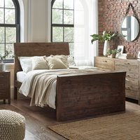Heritage - Super King Size - Reclaimed Pine Bed - Pine - Wooden - 6ft - Happy