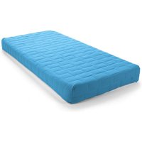 Kids Jazz Coil Memory Foam Double Mattress In Light Blue