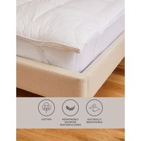 M&S Duck Feather & Down Mattress Topper - 5FT - White, White