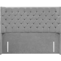 ASC Alexis Grand Lux 4ft6 Double Fabric Floor Standing Headboard