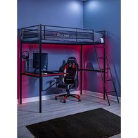 X Rocker Icarus Xl Gaming High Sleeper With Desk, Black