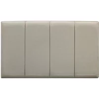 ASC Iona 3ft6 Large Single Fabric Strutted Headboard