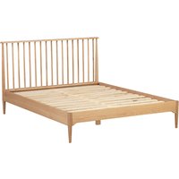 Javion Wooden Double Bed In Natural Oak
