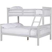 Beverley Wooden Single And Double Bunk Bed In Grey