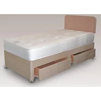 Deluxe Memory Elite Pocket 1000 3ft Single Divan Bed