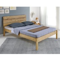 Ravello Wooden Double Bed In Waxed Pine