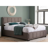 Birlea Hannover Fabric Grey King Size Grey Fabric Bed