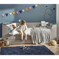 Catskill Wooden Children Daybed With 1 Drawer In Taupe