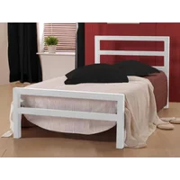 Time Living City Block 3ft Single White Metal Bed Frame