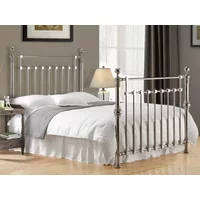 Time Living Edward 4ft6 Double Chrome Metal Bed Frame