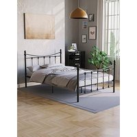 Vida Designs Paris Small Double Metal Bed