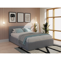 GFW End Lift Ottoman King Size GFW Grey Ottoman Bed