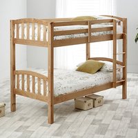 Mya Wooden Single Bunk Bed In Pine