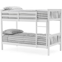 Selex Wooden Bunk Bed In White