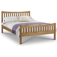 Barnett Wooden Double Bed In Solid Oak