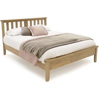 Romero Low Footboard Wooden Double Bed In Natural