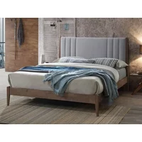 Time Living Cheslyn 4ft6 Double Light Grey Fabric Bed Frame