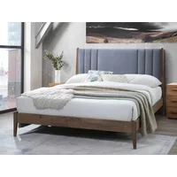 Time Living Cheslyn 5ft King Size Dark Grey Fabric Bed Frame