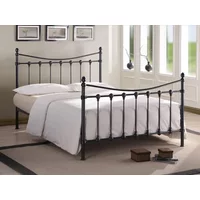 Time Living Florida 3ft Single Black Metal Bed Frame