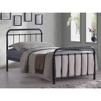Time Living Miami 3ft Single Black Metal Bed Frame