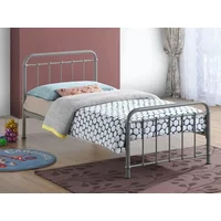 Time Living Miami 3ft Single Pebble Metal Bed Frame