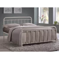 Time Living Miami 5ft King Size Ivory Metal Bed Frame