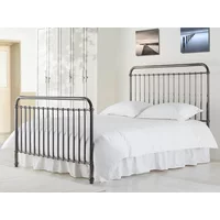 Time Living Rose 4ft6 Double Black Nickel Metal Bed Frame