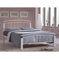 Time Living Tetras 4ft Small Double White Metal Bed Frame
