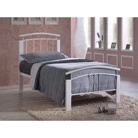 Time Living Tetras 3ft Single White Metal Bed Frame