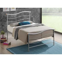 Time Living Waverley 3ft Single Silver Metal Bed Frame