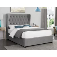 ASC Belmont 4ft6 Double Grey Fabric Ottoman Bed Frame