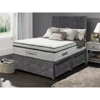 ASC Serenity Luxury Pocket 1000 Pillowtop 6ft Super King Size Lunar Divan Bed