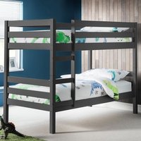Cailean Wooden Bunk Bed In Anthracite
