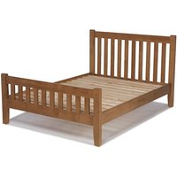 Velum Wooden Double Bed In Chunky Solid Oak