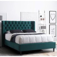 Mallor Tactile Fabric Storage King Size Bed In Grey