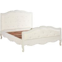 Luria Wooden Double Bed In White