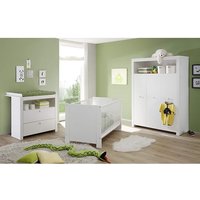 Oley Baby Room Wooden Furniture Set In White
