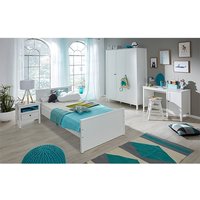 Valdo Baby Room Wooden Furniture Set 8 In White