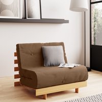 Mito Single Futon Brown