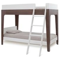 Oeuf Perch Bunk Bed in White & Walnut