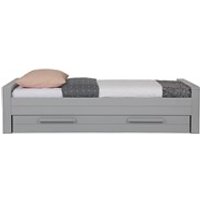 Woood Dennis Solid Pine Kids Single Bed with Optional Trundle Drawer -