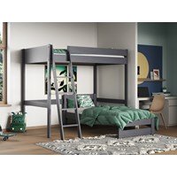 Noomi Tera Small Double High Sleeper With L Shaped Single Bed -
