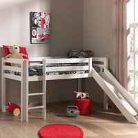 Vipack Pino Kids Mid Sleeper with Slide -