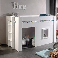 Vipack Noah Kids Mid Sleeper Bed with Stairs