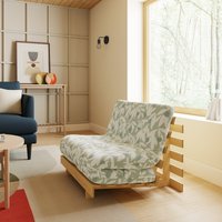 Mito Erwin Single Futon Sage Natural Frame Green/White