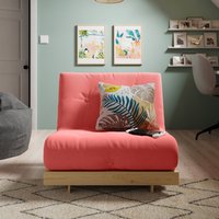 Mito Cotton Single Futon Mito Cotton Coral