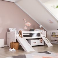 Lifetime Luxury Climb & Slide Kids Bed  - Lifetime White