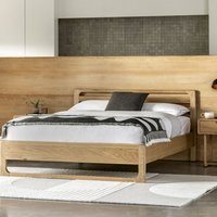 Langley Oak King Size Bed - Natural