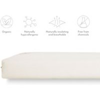 Baby Organic Wool Cot Bed Mattress 70 x 140 Cm