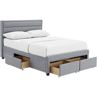 Heartlands Furniture Paisley 4 Drawer Double Fabric Bed